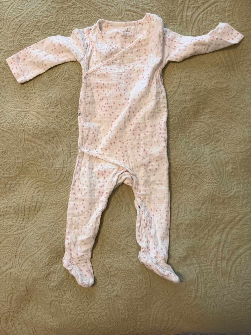 Baby Pink Footed One-Piece Romper
